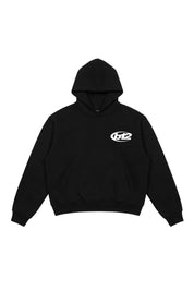 Hoodie "TEAM012" Back Logo Black/White