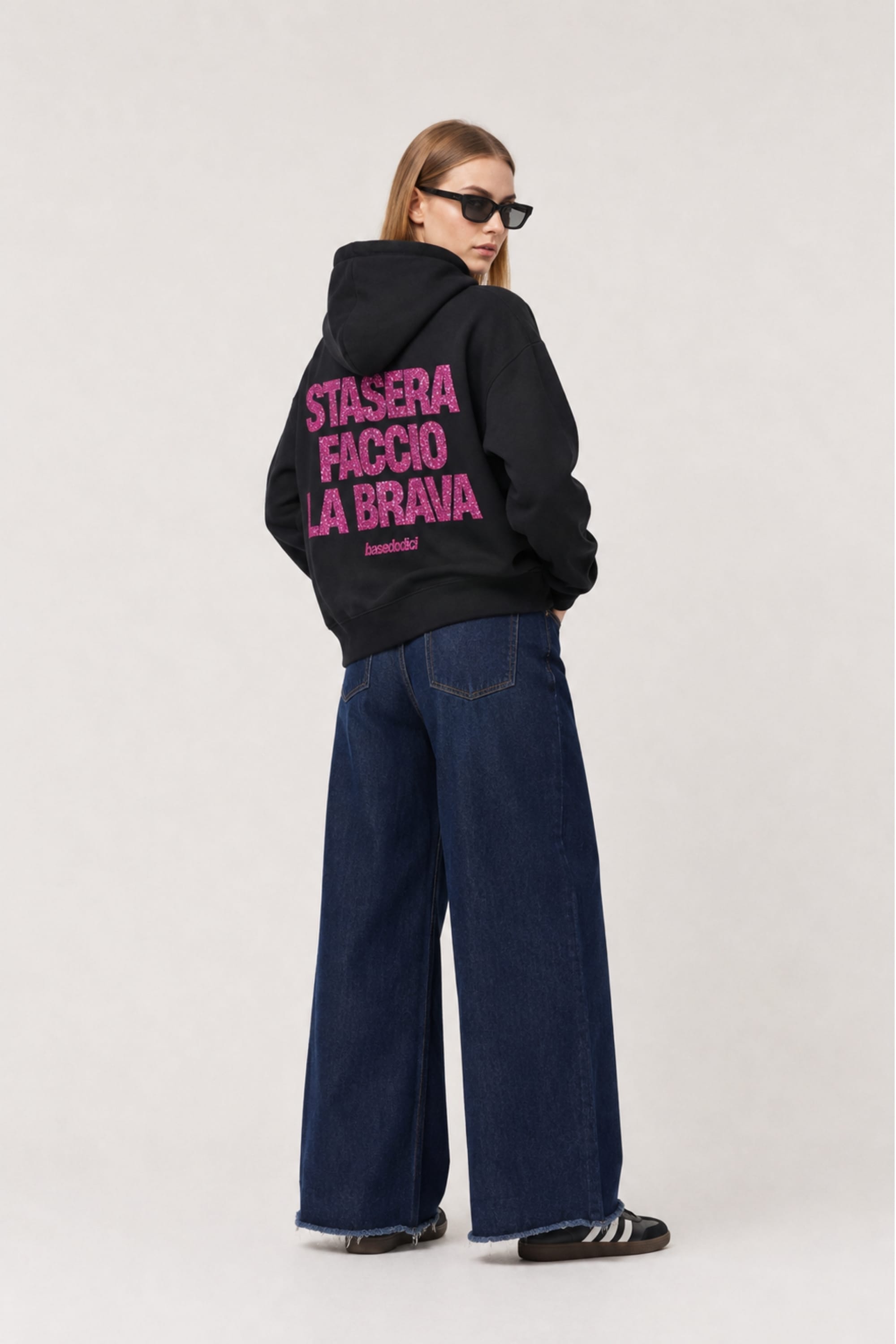 Hoodie "VIRAL EDIT" FaccioLaBrava Black/GlitterPink