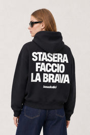 Hoodie "VIRAL EDIT" FaccioLaBrava Black/White