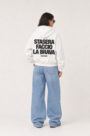 Hoodie "VIRAL EDIT" FaccioLaBrava White/Black