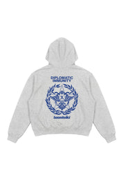 Hoodie "WORLD TOUR" Diplomatic Immunity AshGrey