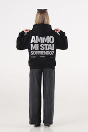 Hoodie "AMMO" MiStaiSoffrendo Black/Glitter