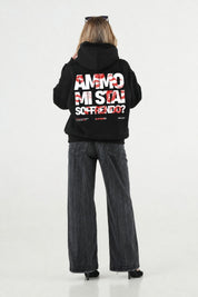 Hoodie "AMMO" MiStaiSoffrendo Black/Kiss