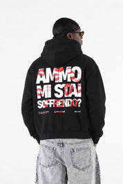 Hoodie "AMMO" MiStaiSoffrendo Black/Kiss