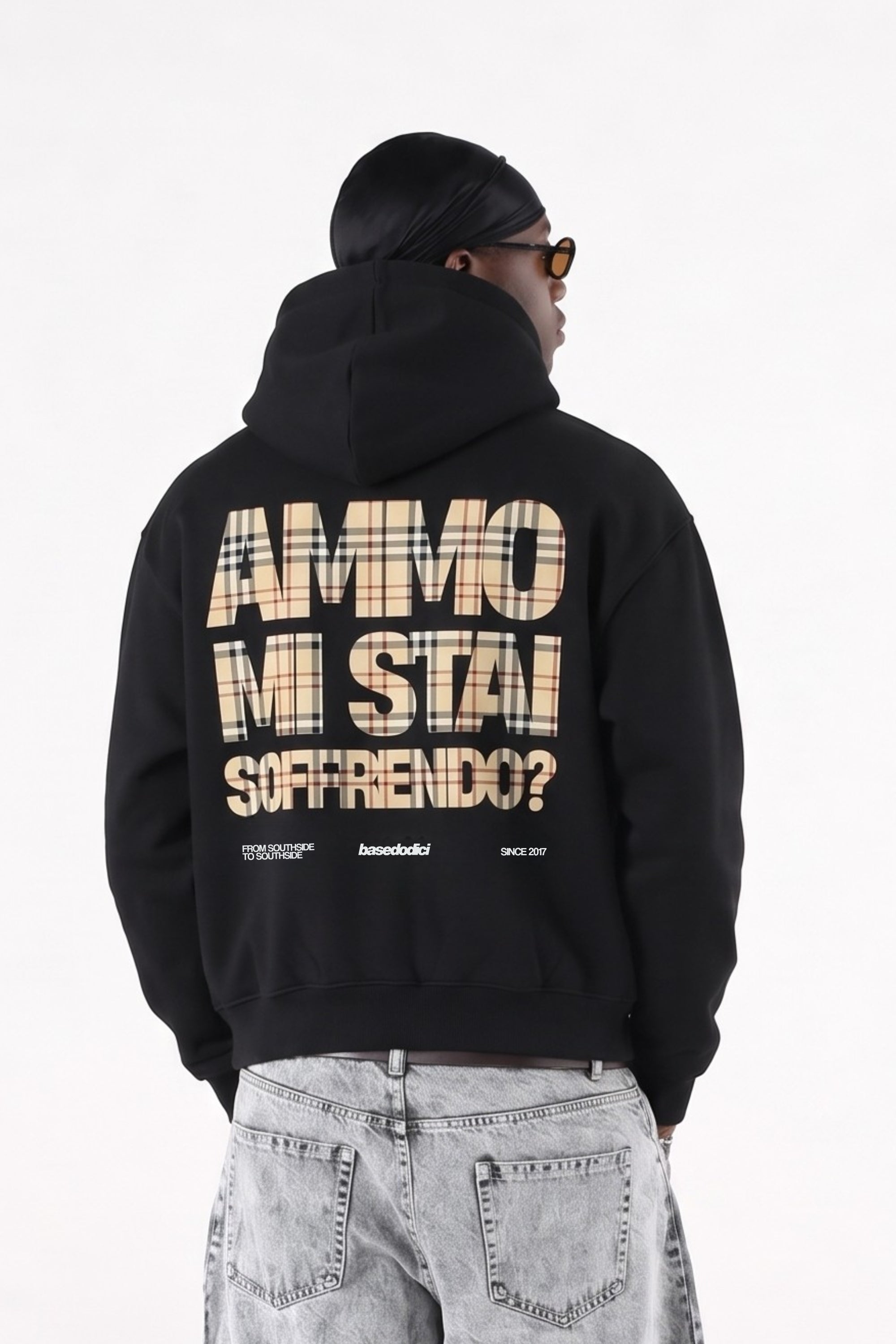 Hoodie "AMMO" MiStaiSoffrendo Black/Burby