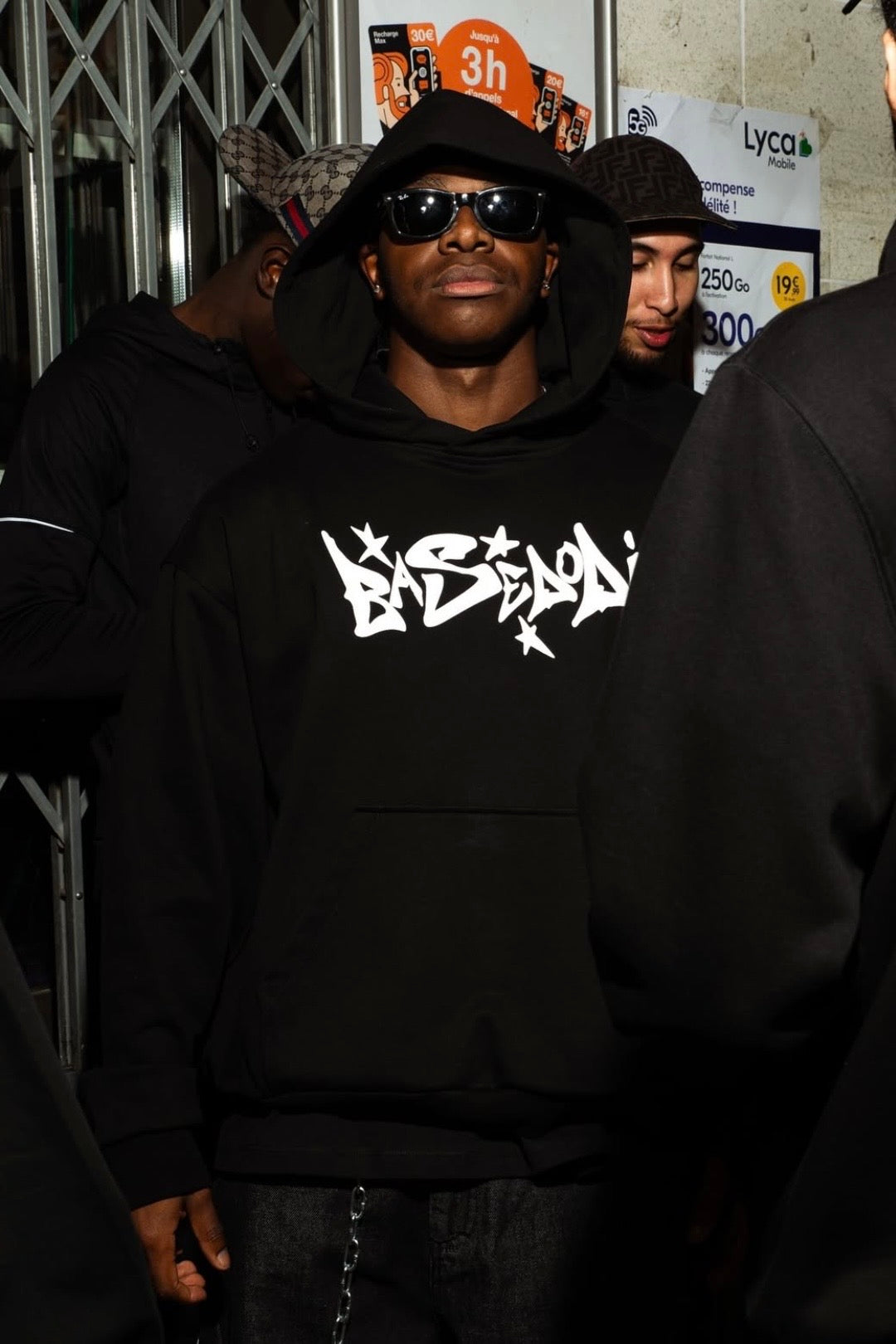 Hoodie "COMFY" Graffiti Black