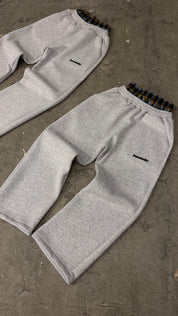 Fleece Pants "RUDEBOY LDN" DoubleLayer AshGrey