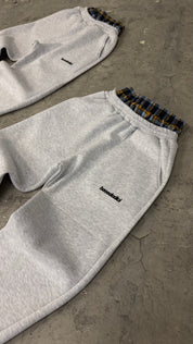 Fleece Pants "RUDEBOY LDN" DoubleLayer AshGrey