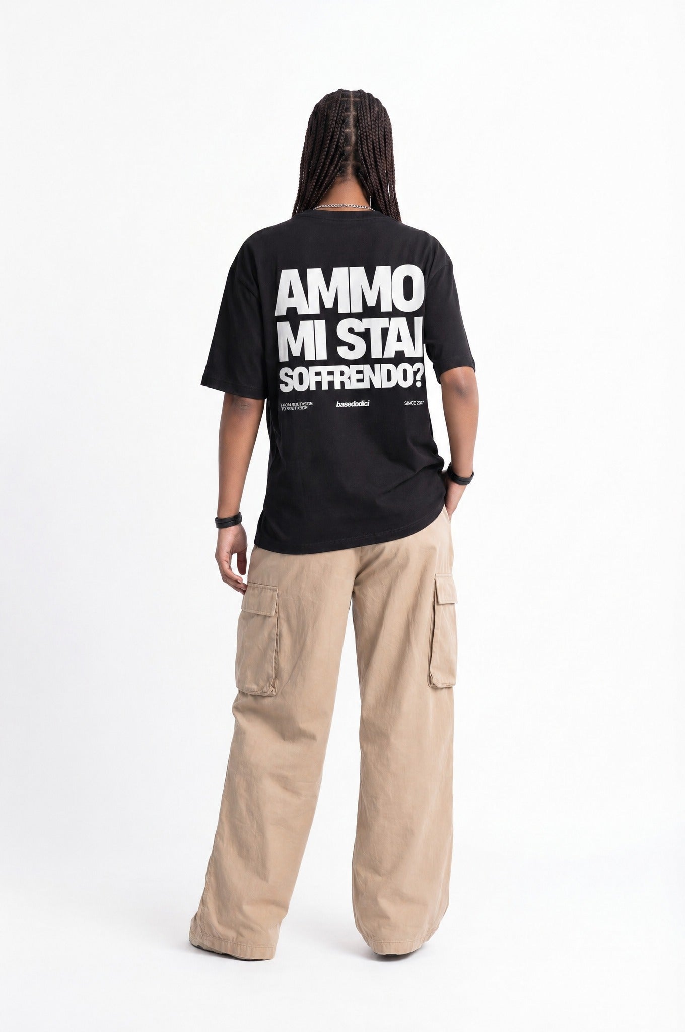 T-Shirt "COPY&PASTE" MiStaiSoffrendo Black/White