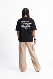 T-Shirt "COPY&PASTE" SexIsCool Black/White