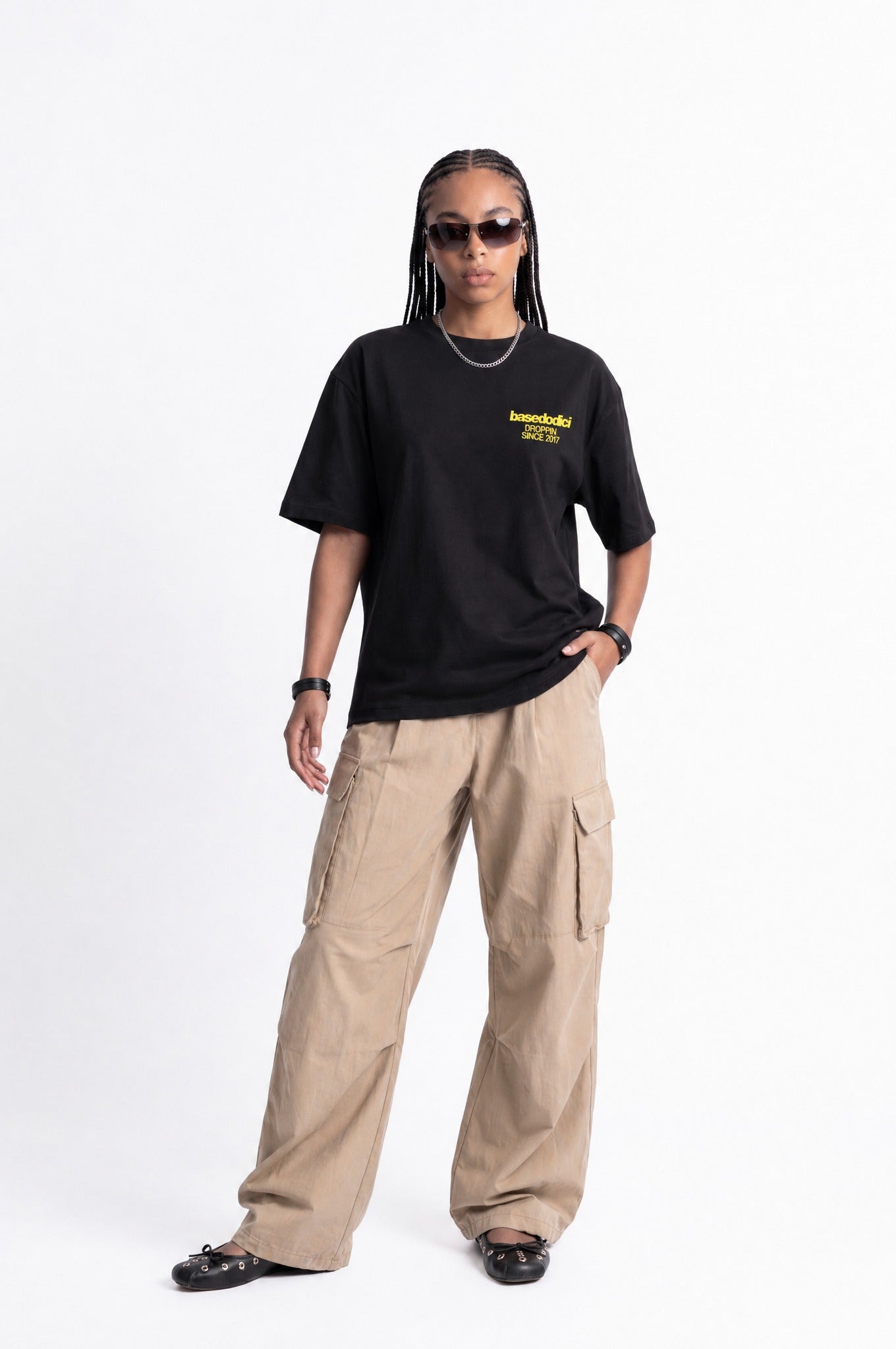 T-Shirt "COPY&PASTE" SexIsCool Black/Yellow
