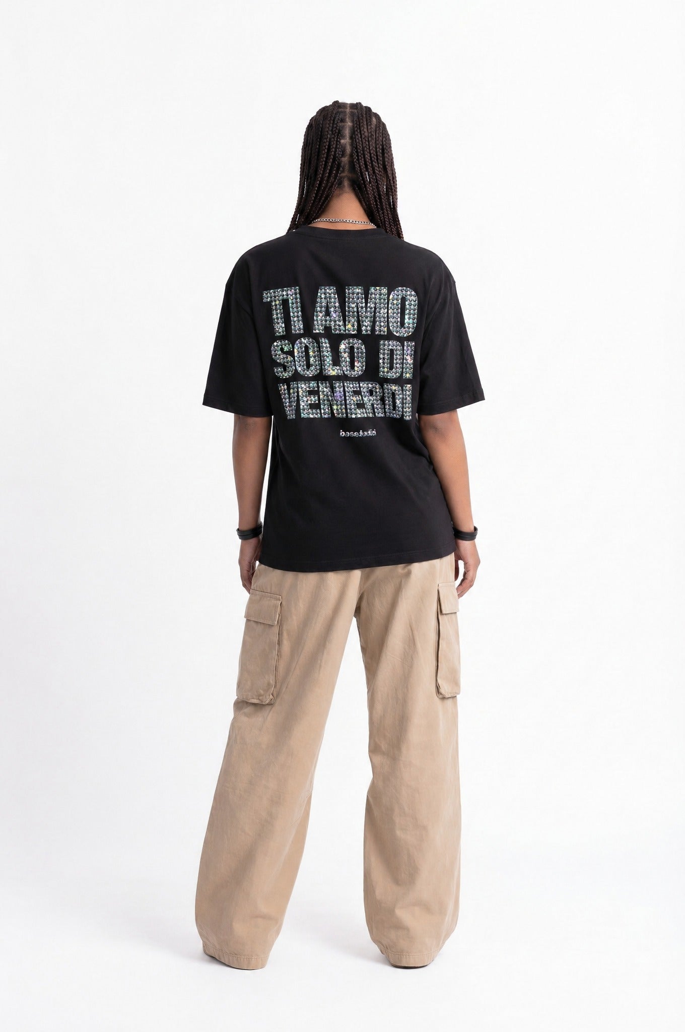 T-Shirt "COPY&PASTE" TiAmoVenerdì Black/Glitter