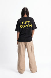 T-Shirt "COPY&PASTE" TuttiCopioni Black/Yellow