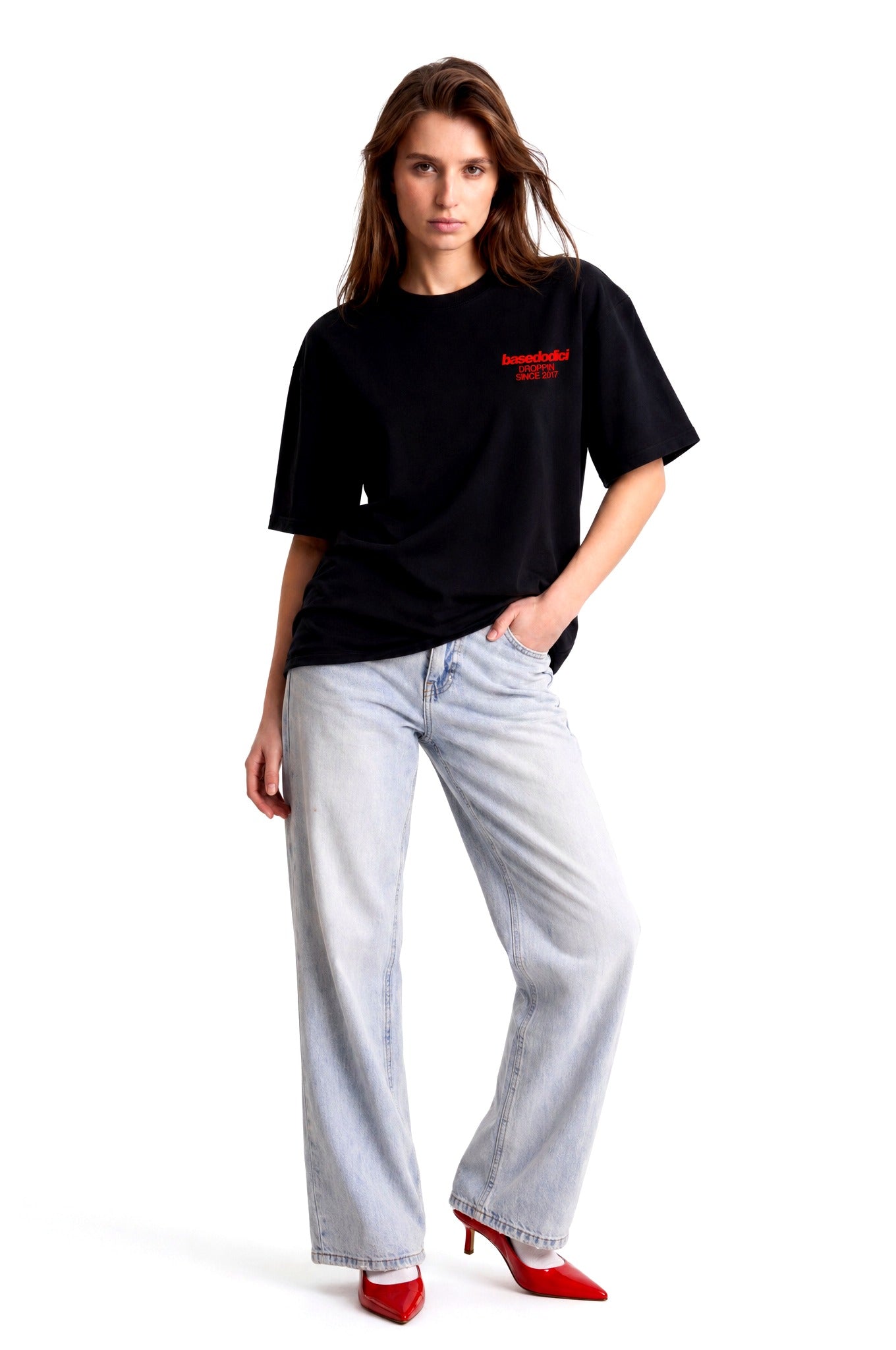 T-Shirt "COPY&PASTE" MiStaiSoffrendo Black/Red