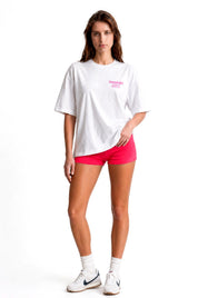 T-Shirt "COPY&PASTE" MiStaiSoffrendo White/Pink