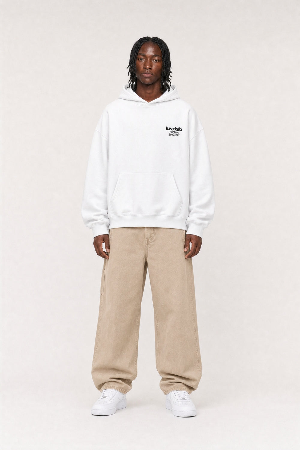 Hoodie "VIRAL EDIT" TiAmoVenerdì White/Animalier