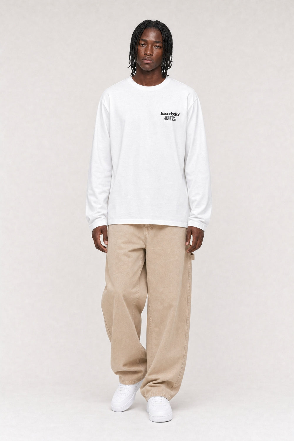 Longsleeve "VIRAL EDIT" TU SI BELL BELL White/Black