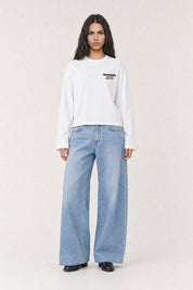 Longsleeve "VIRAL EDIT" TU SI BELL BELL White/Black
