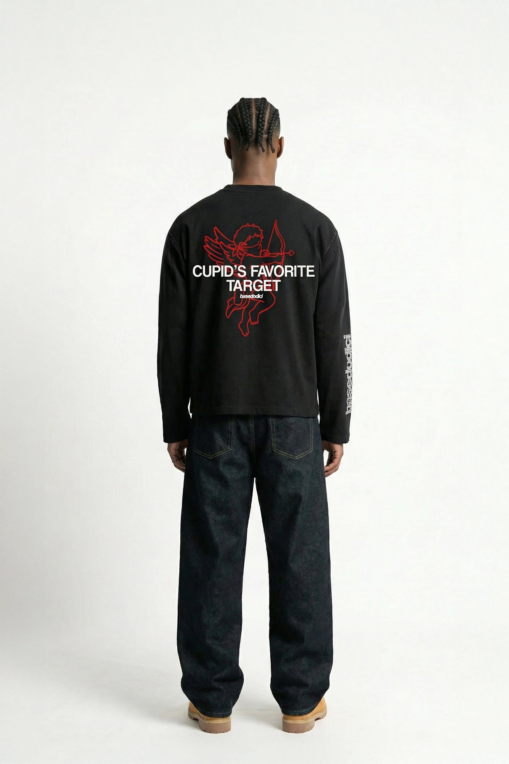 Longsleeve "VALENTINE" Cupid Black