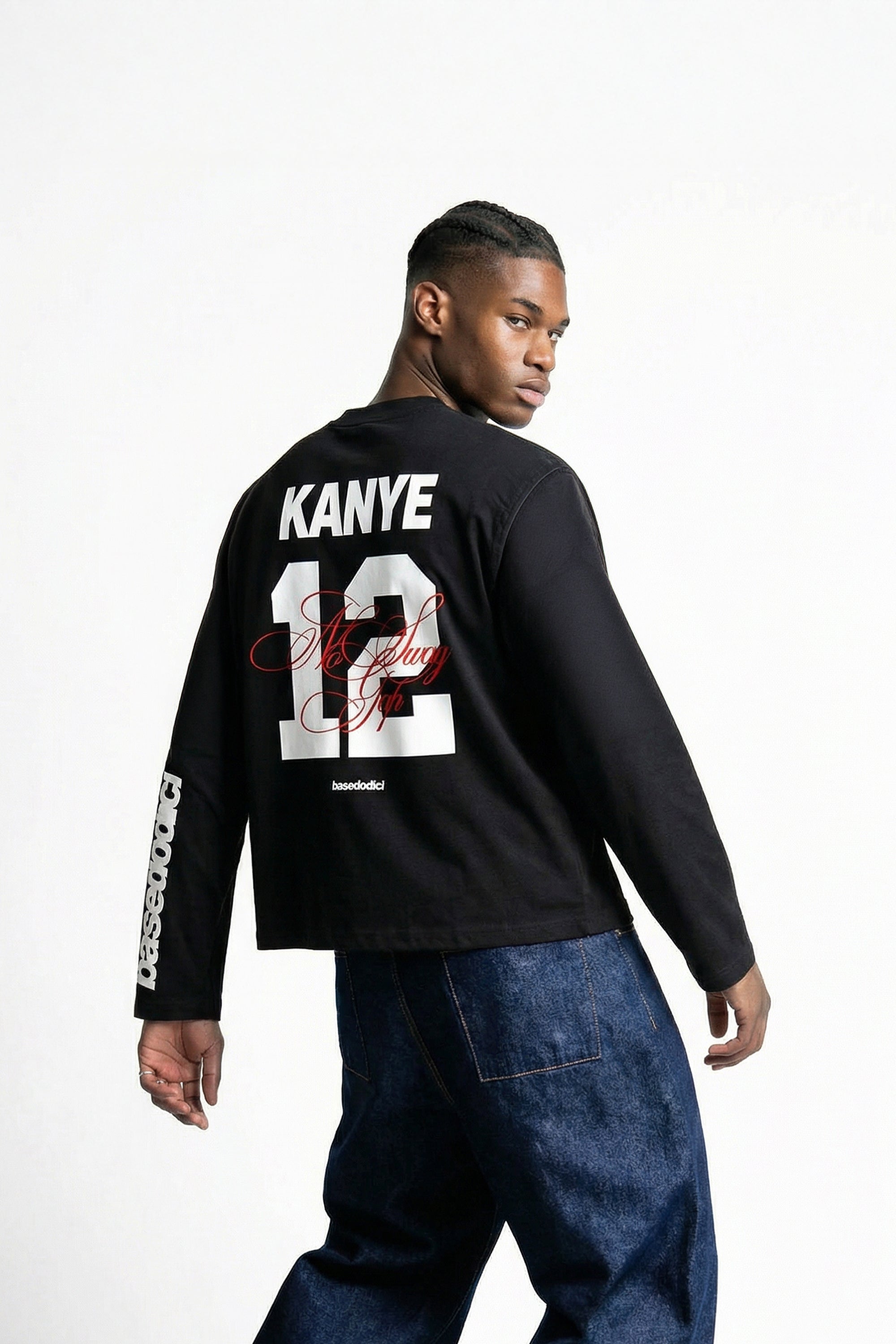 Longsleeve "VALENTINE" Kanye Black