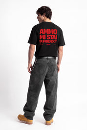 T-Shirt "COPY&PASTE" MiStaiSoffrendo Black/Red