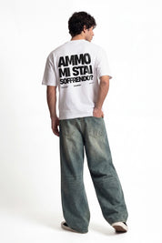 T-Shirt "COPY&PASTE" MiStaiSoffrendo White/Black