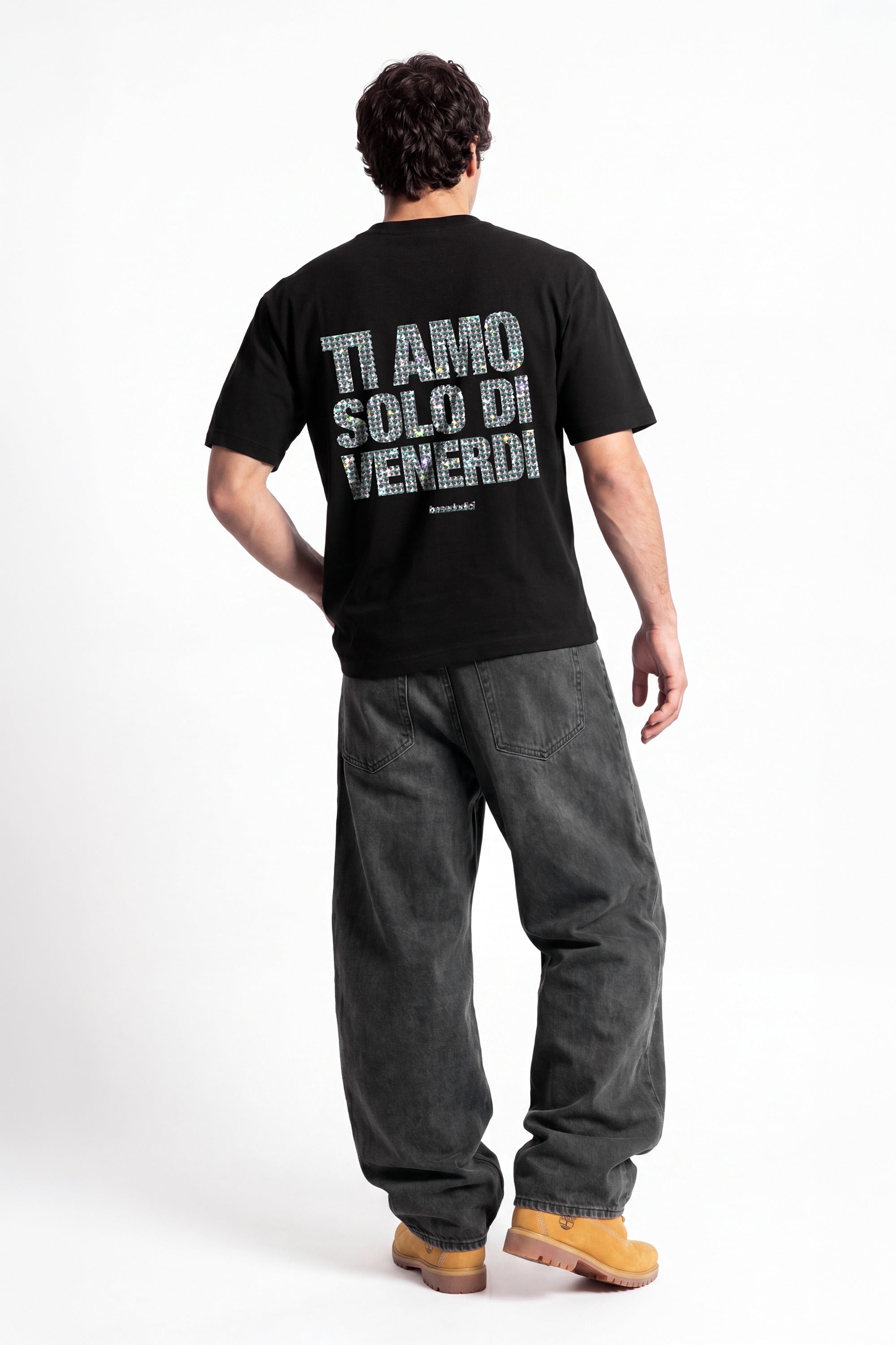 T-Shirt "COPY&PASTE" TiAmoVenerdì Black/Glitter