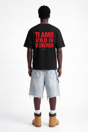 T-Shirt "COPY&PASTE" TiAmoVenerdì Black/Red