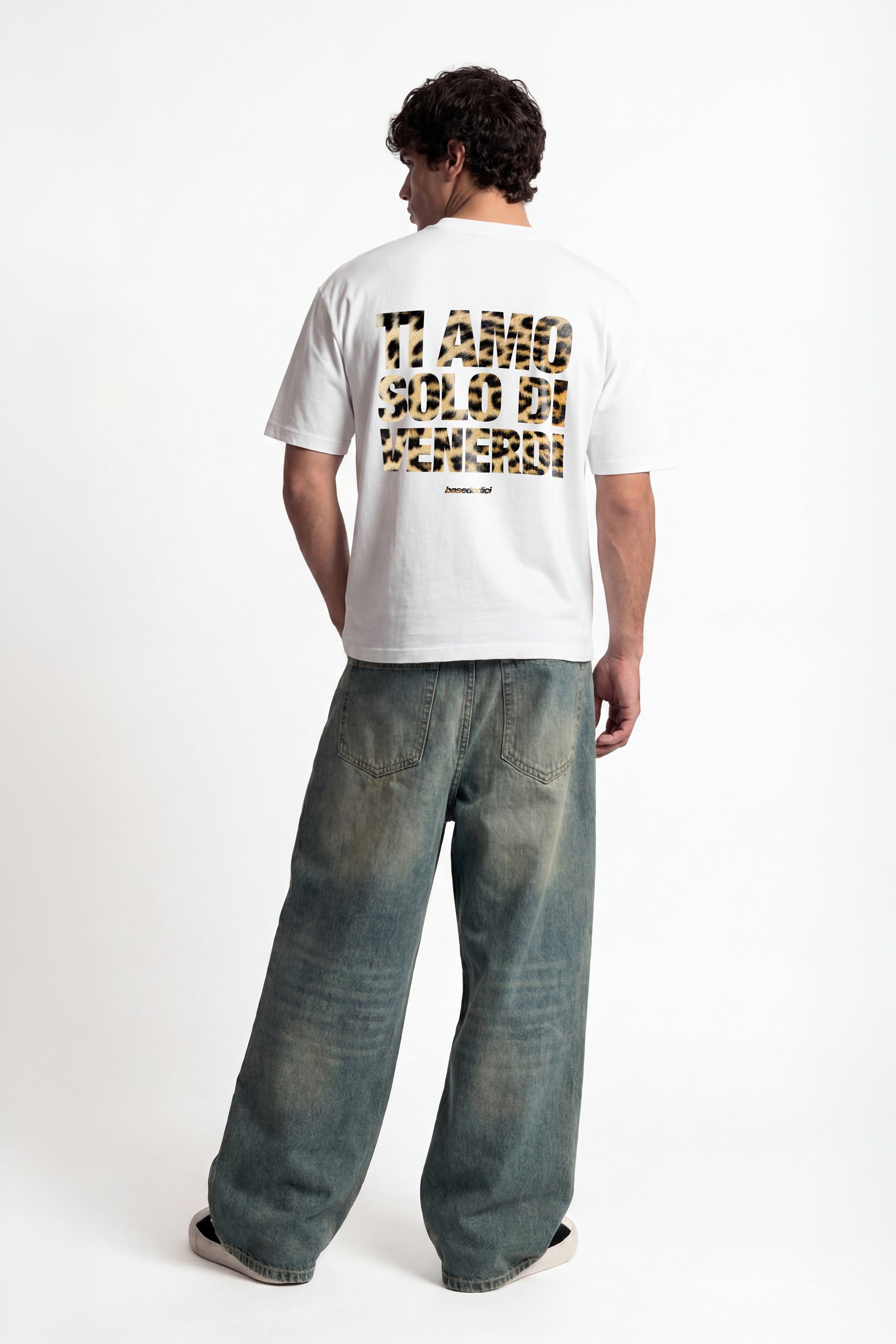 T-Shirt "COPY&PASTE" TiAmoVenerdì White/Animalier