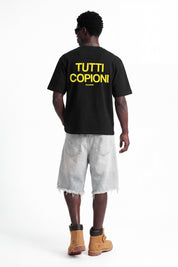 T-Shirt "COPY&PASTE" TuttiCopioni Black/Yellow