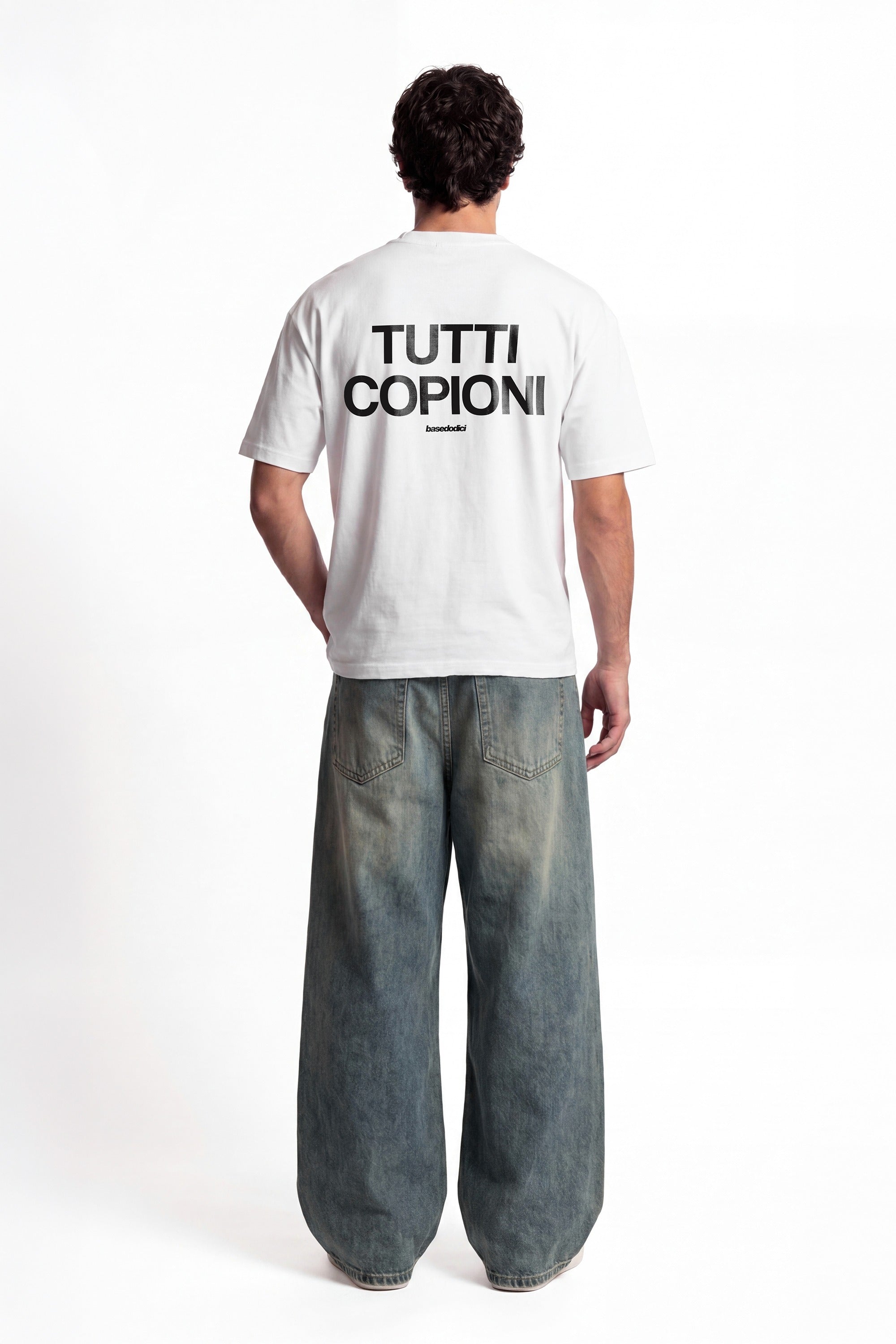 T-Shirt "COPY&PASTE" TuttiCopioni White/Black