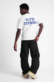 T-Shirt "COPY&PASTE" TuttiCopioni White/Blue