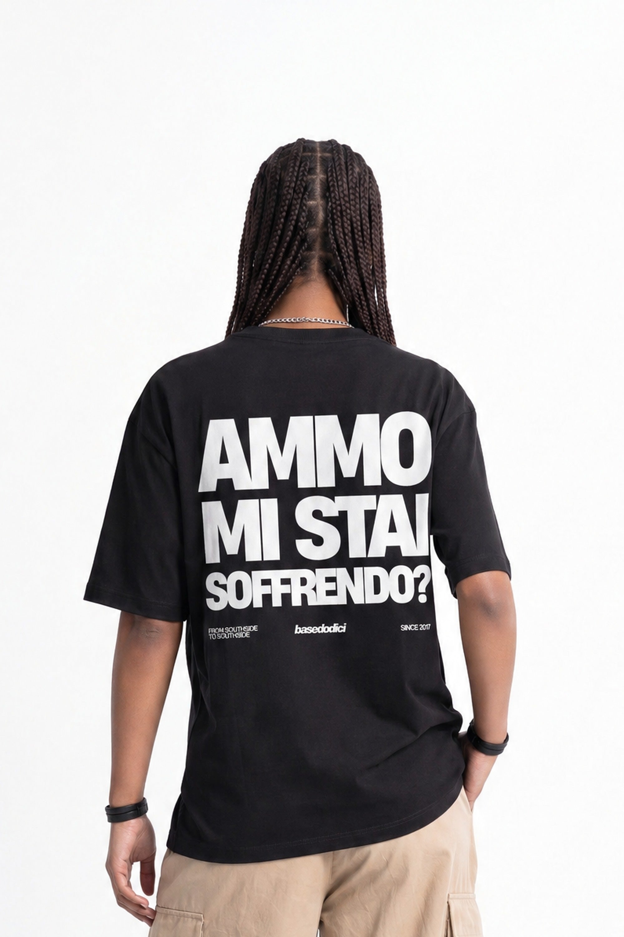 T-Shirt "COPY&PASTE" MiStaiSoffrendo Black/White