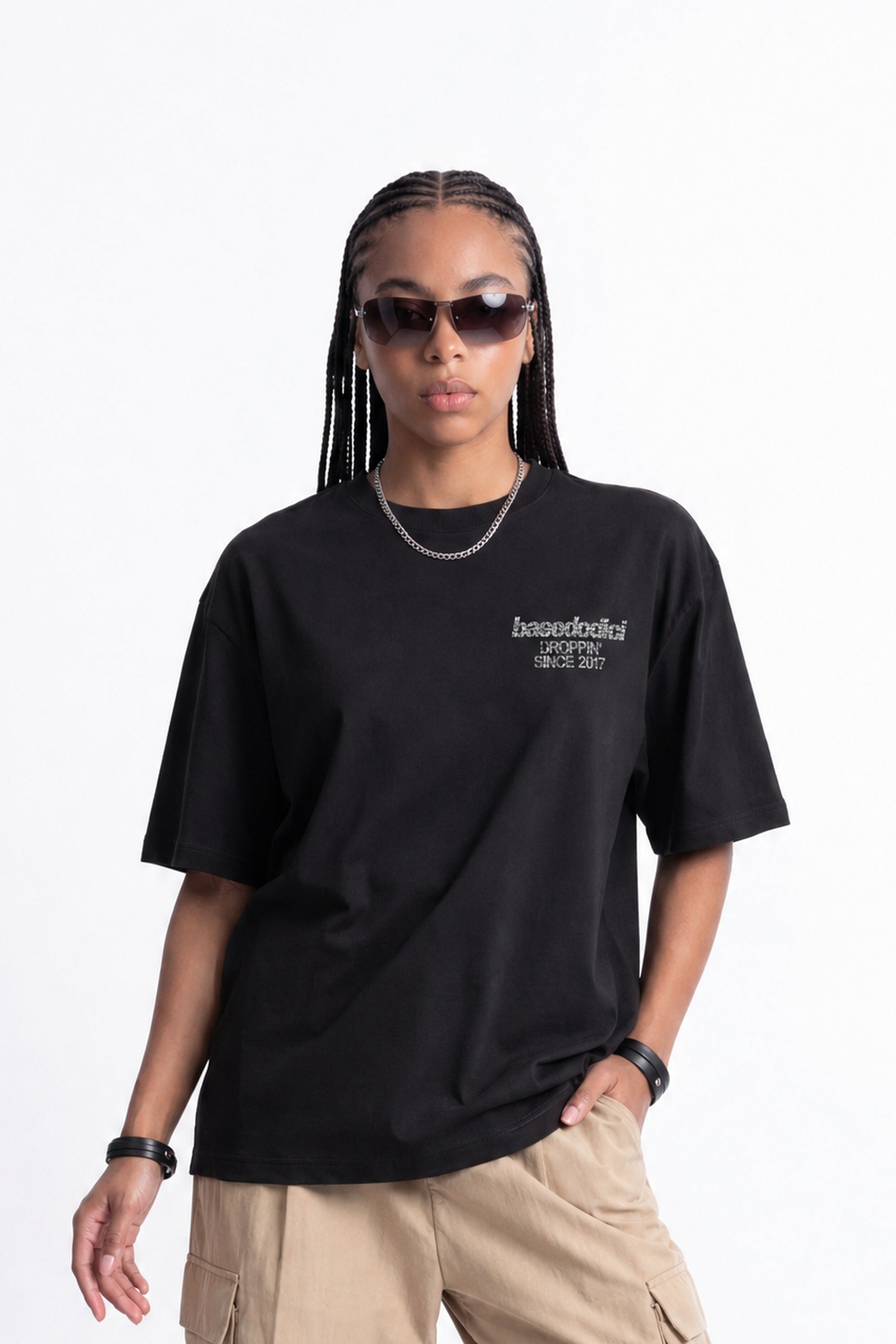 T-Shirt "COPY&PASTE" TiAmoVenerdì Black/Glitter