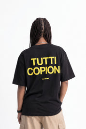 T-Shirt "COPY&PASTE" TuttiCopioni Black/Yellow