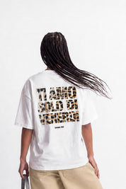 T-Shirt "COPY&PASTE" TiAmoVenerdì White/Animalier