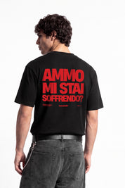 T-Shirt "COPY&PASTE" MiStaiSoffrendo Black/Red