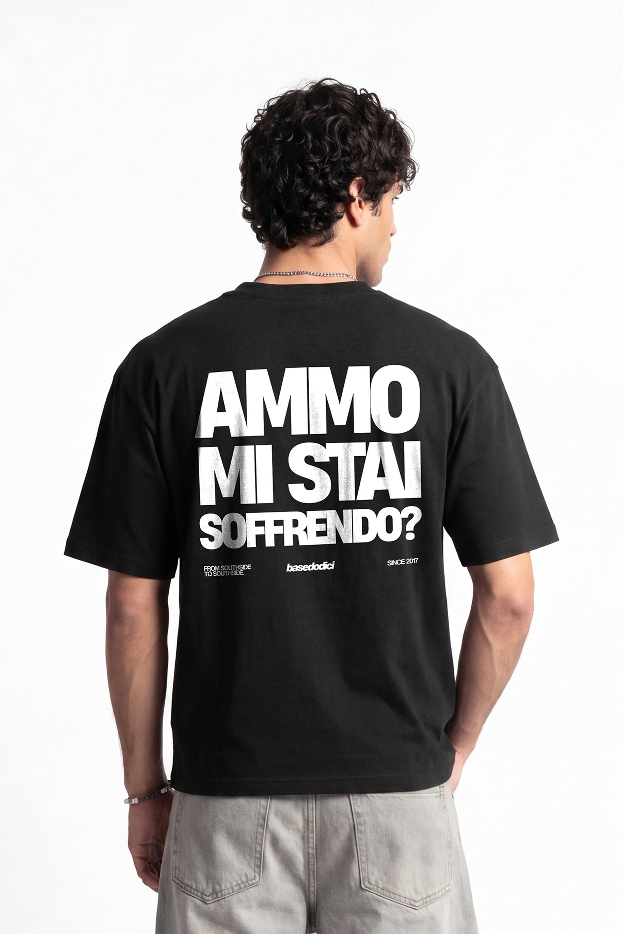 T-Shirt "COPY&PASTE" MiStaiSoffrendo Black/White