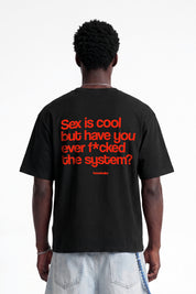 T-Shirt "COPY&PASTE" SexIsCool Black/Red