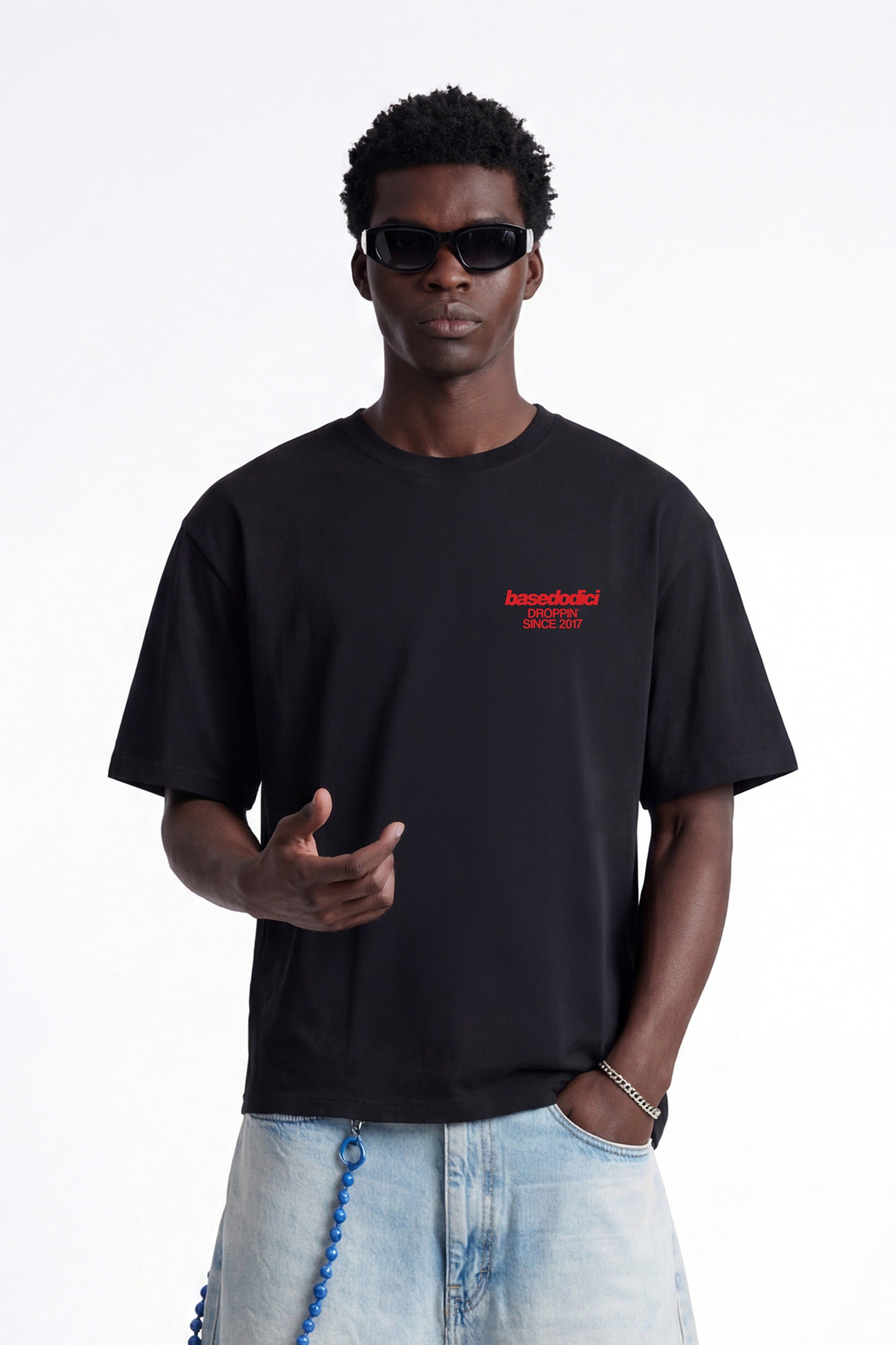 T-Shirt "COPY&PASTE" SexIsCool Black/Red