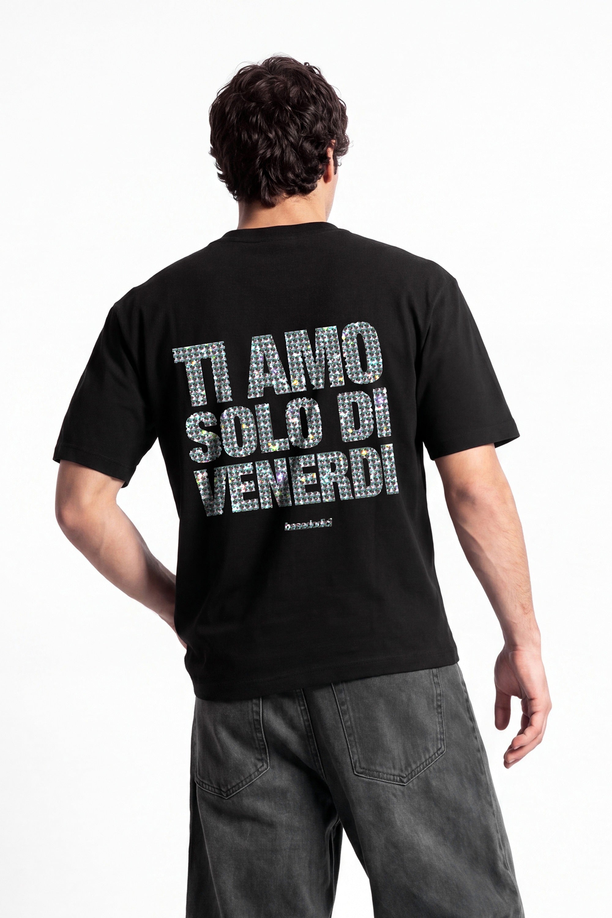 T-Shirt "COPY&PASTE" TiAmoVenerdì Black/Glitter