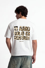 T-Shirt "COPY&PASTE" TiAmoVenerdì White/Animalier