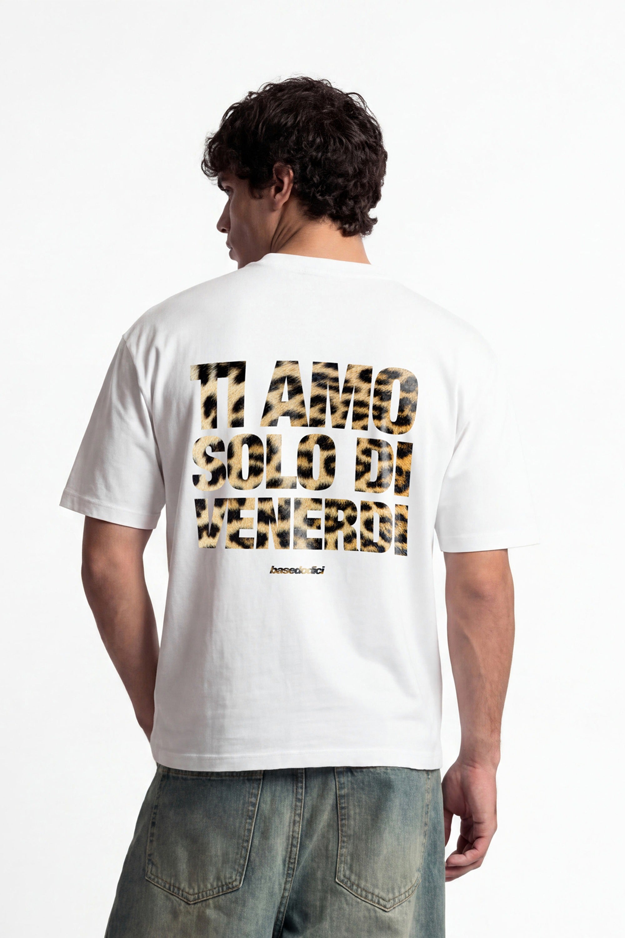T-Shirt "COPY&PASTE" TiAmoVenerdì White/Animalier