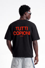 T-Shirt "COPY&PASTE" TuttiCopioni Black/Red