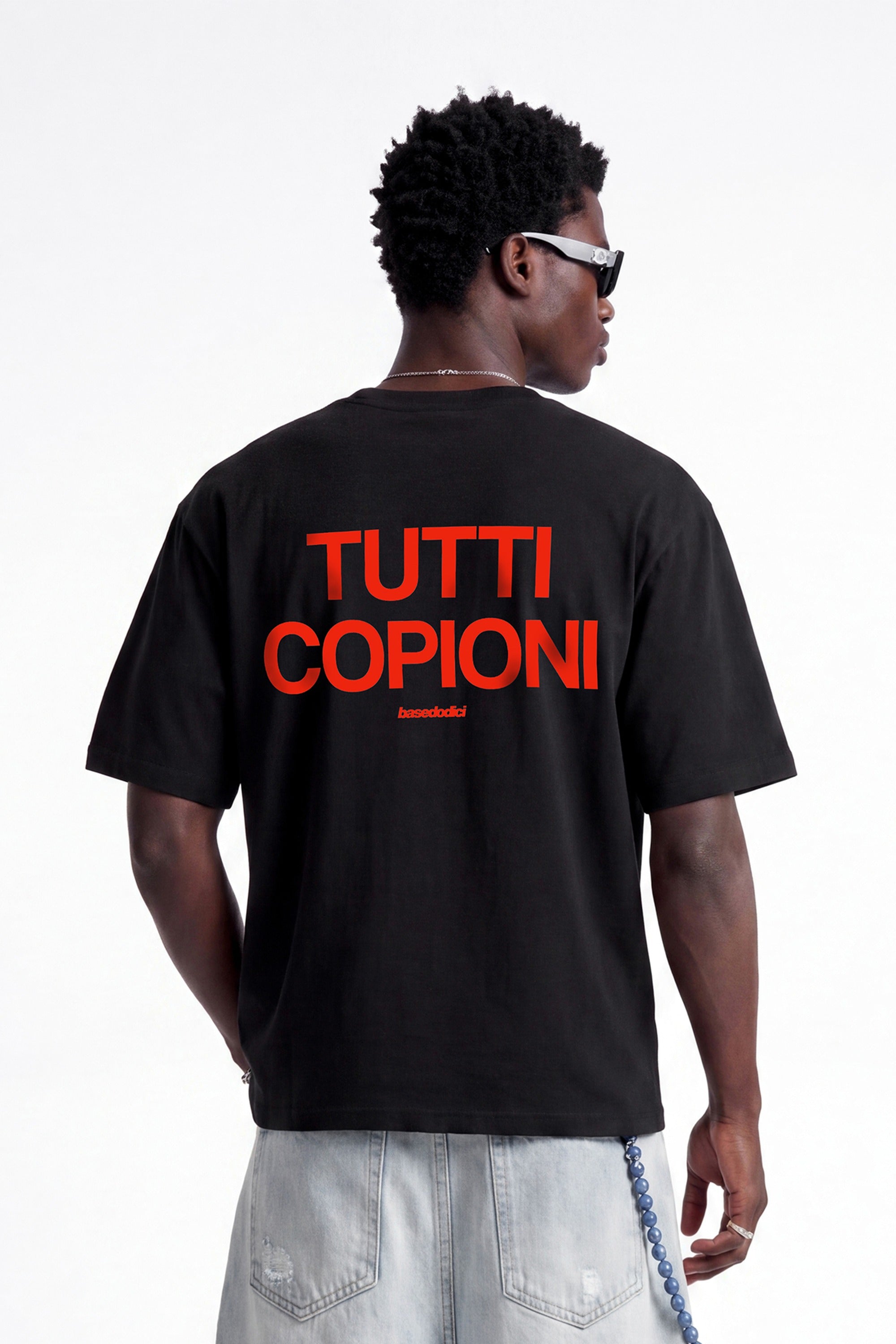 T-Shirt "COPY&PASTE" TuttiCopioni Black/Red