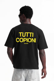 T-Shirt "COPY&PASTE" TuttiCopioni Black/Yellow