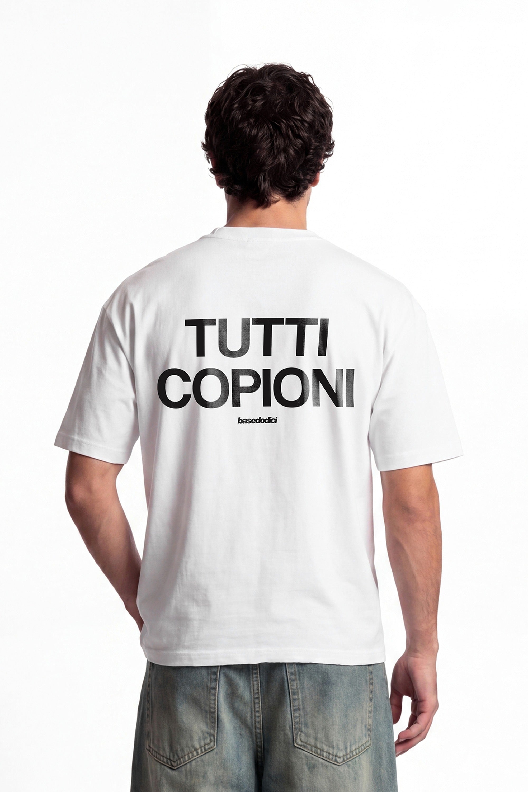 T-Shirt "COPY&PASTE" TuttiCopioni White/Black