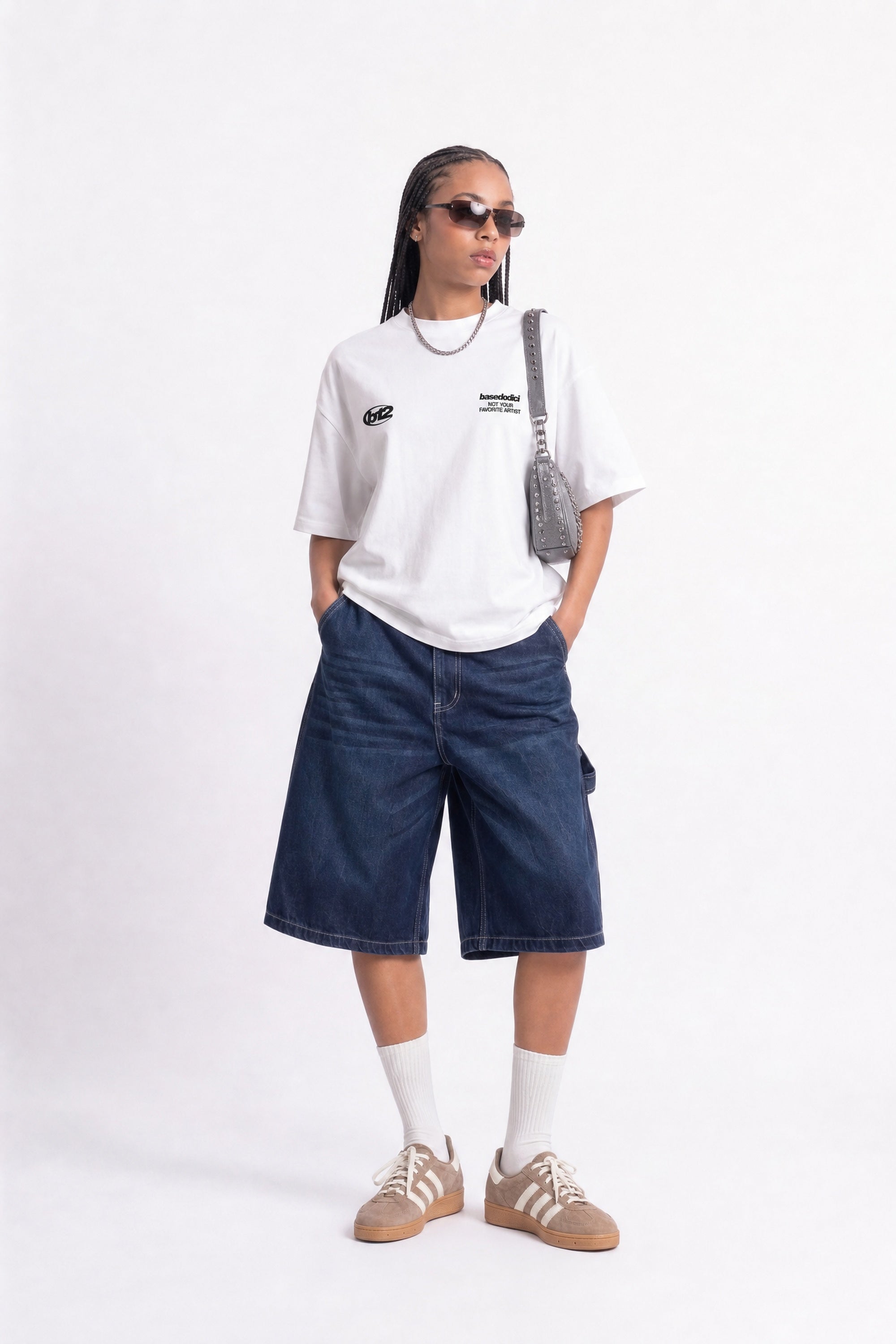 T-Shirt "COPY&PASTE" Rihanna White/Black