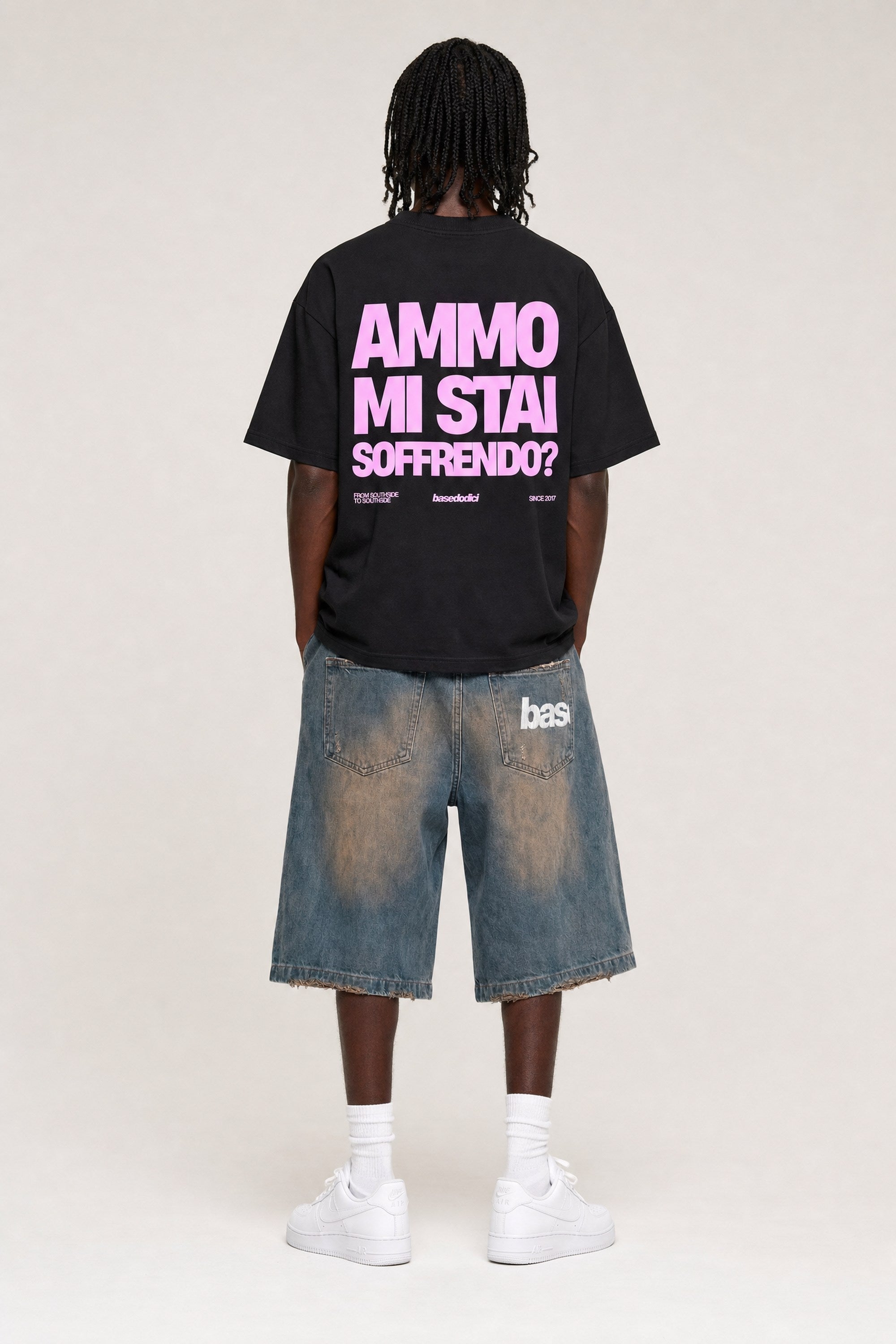 T-Shirt "AMMO" MiStaiSoffrendo Black/Pink