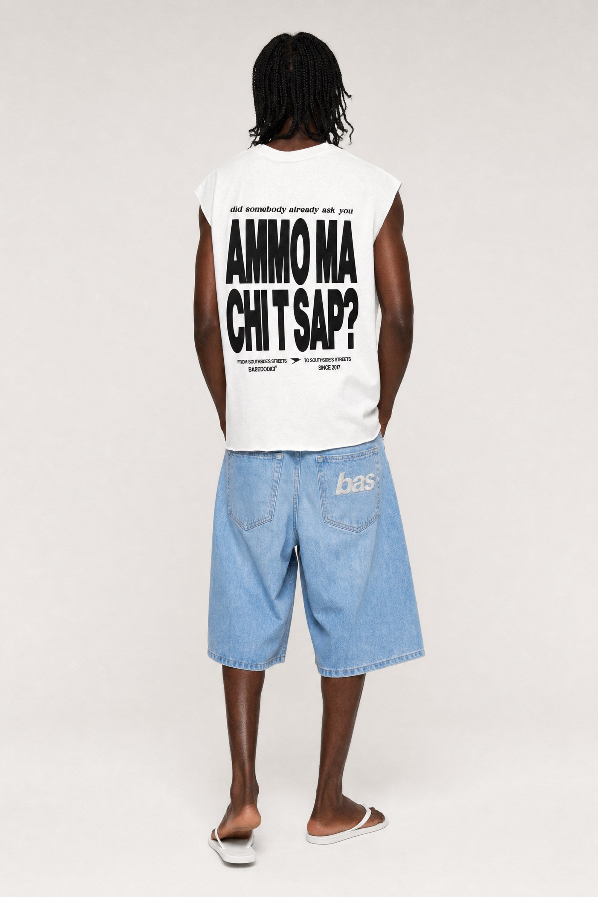 Tank "AMMO" CHI'T'SAP White/Black